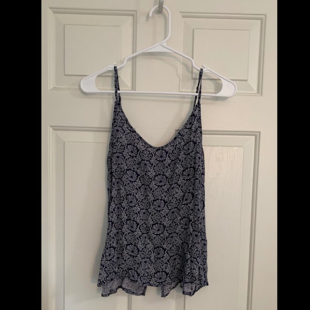 Navy blue tank top